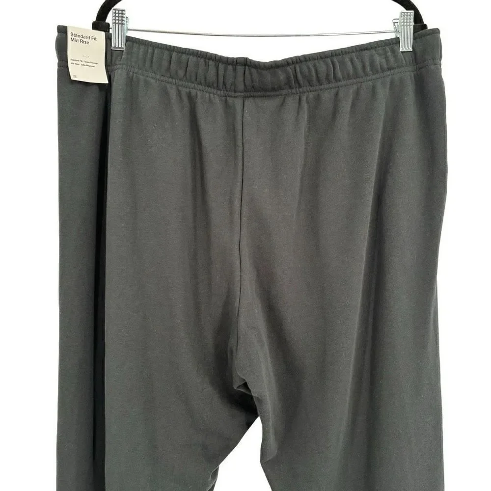 Nike Standard Fit Mid Rise Sweatpants Black‎ Women’s 1X NWT
